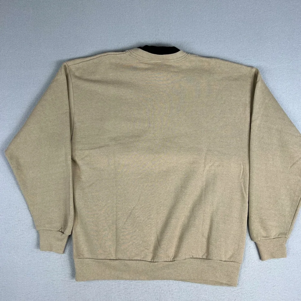 VTG Morning Sun Bird‎ Graphic Sweatshirt Mens Large Nature Wildlife 90s Winter